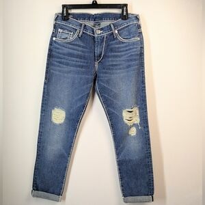 True Religion Audrey Midrise Slim Boyfriend Jeans Size 26